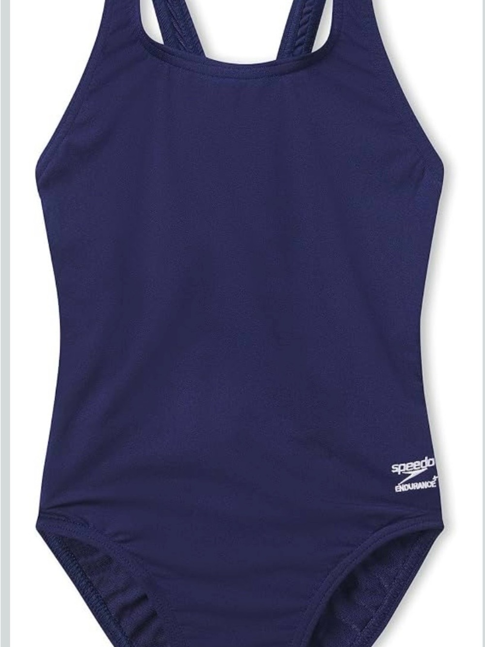 Speedo Navy Blue Girls' One-Piece Swimsuit